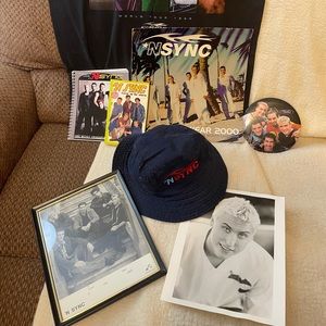 1998-2001 lot of *N SYNC collectibles
